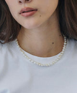 【予約】【loni】Simple Pearl Necklace