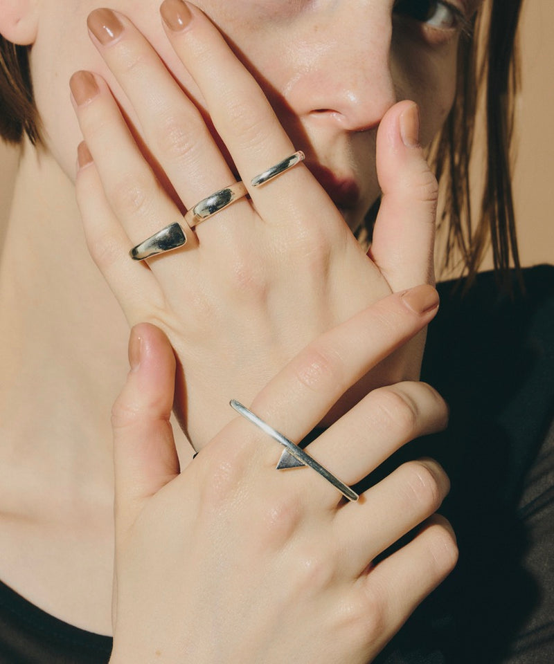 【loni】Triangle Double Ring