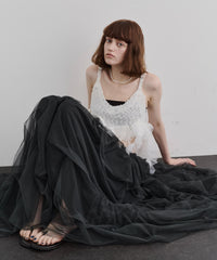 【予約】【TEN by LA BELLE ETUDE】Lily manyモチーフニットビスチェ