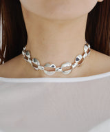 【予約】【loni】vintage circle chain choker