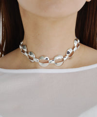 【予約】【loni】vintage circle chain choker