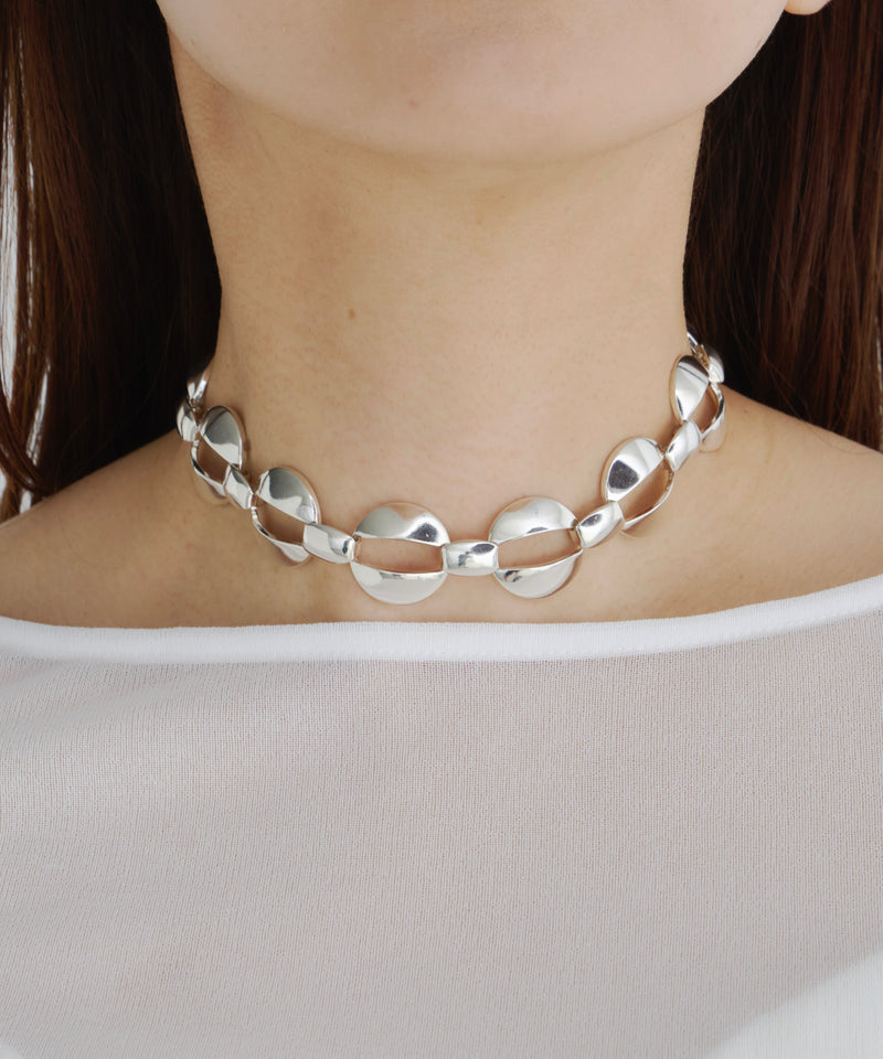【予約】【loni】vintage circle chain choker