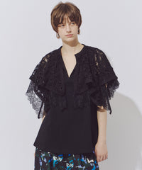 【TEN by LA BELLE ETUDE】モチーフレースカラースキッパートップス