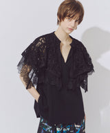 【TEN by LA BELLE ETUDE】モチーフレースカラースキッパートップス