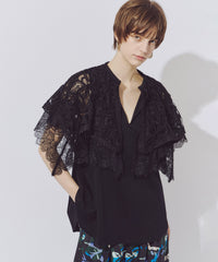 【TEN by LA BELLE ETUDE】モチーフレースカラースキッパートップス