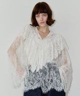【予約】2WAY vintage調モチーフレースつけ衿