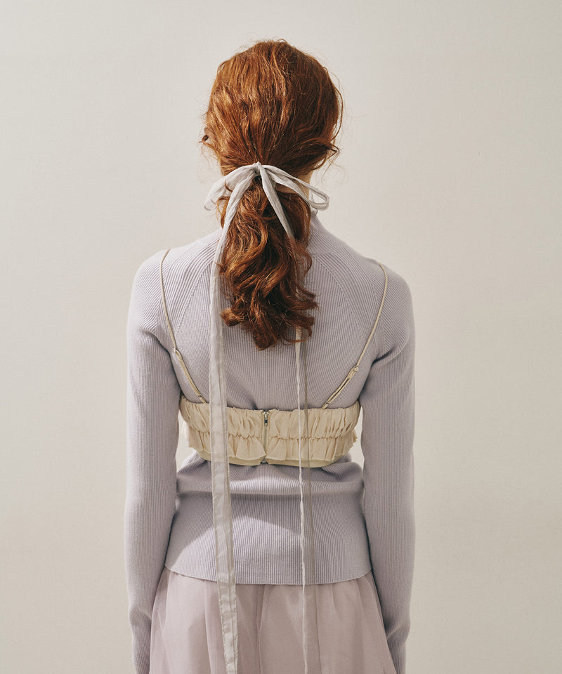 【J1U by LA BELLE ETUDE】ギャザーシフォンブラトップ
