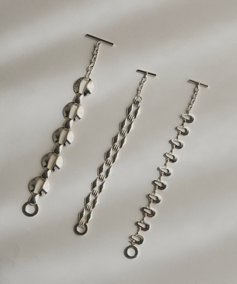 【予約】【loni】vintage square chain bracelet