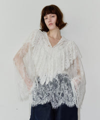 【予約】2WAY vintage調モチーフレースつけ衿