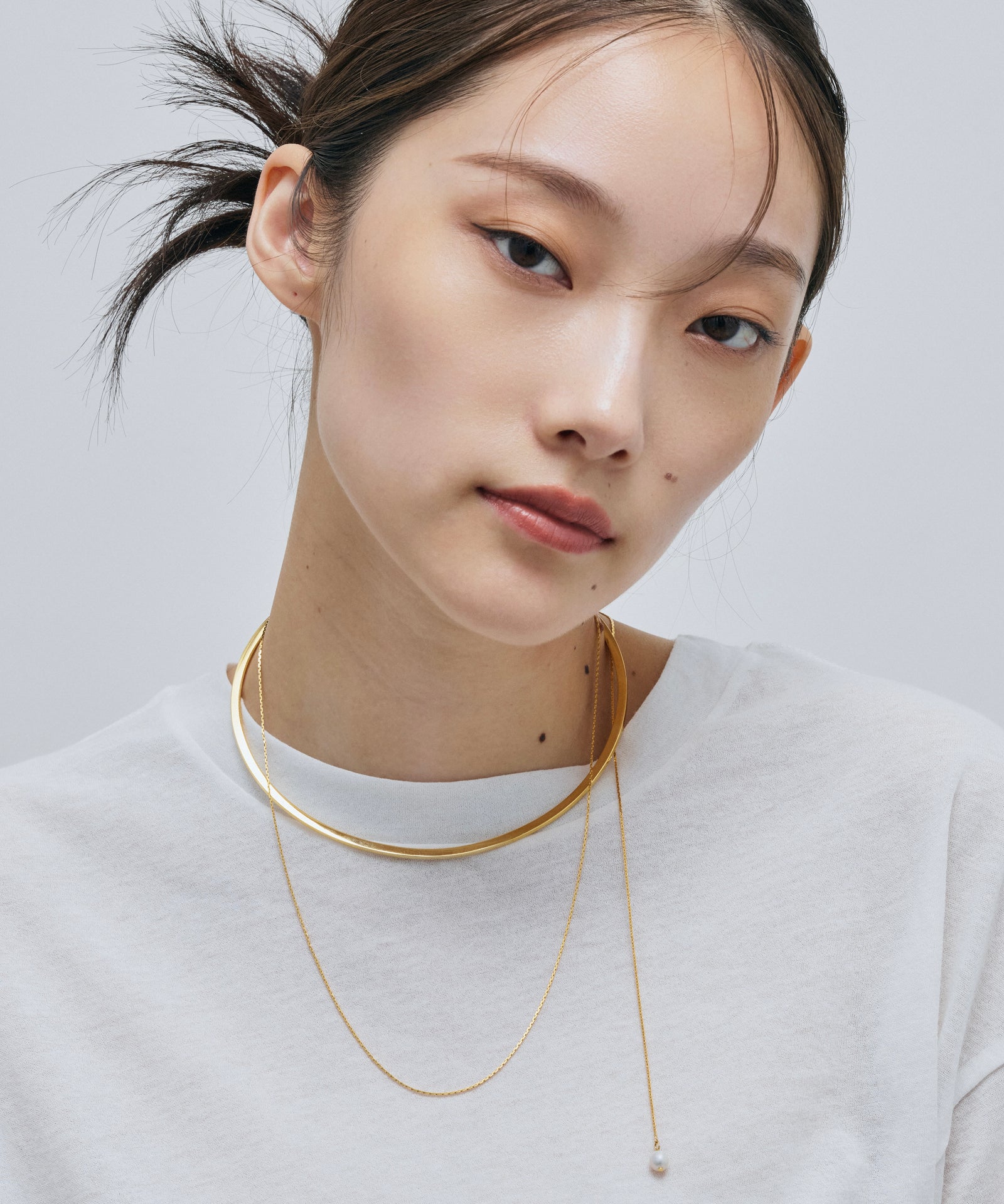 loni マルチウェイチェーンパールネックレス loni（ロニ）の「Link chain pearl necklace/マルチウェイ