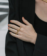 【loni】Triangle Double Ring