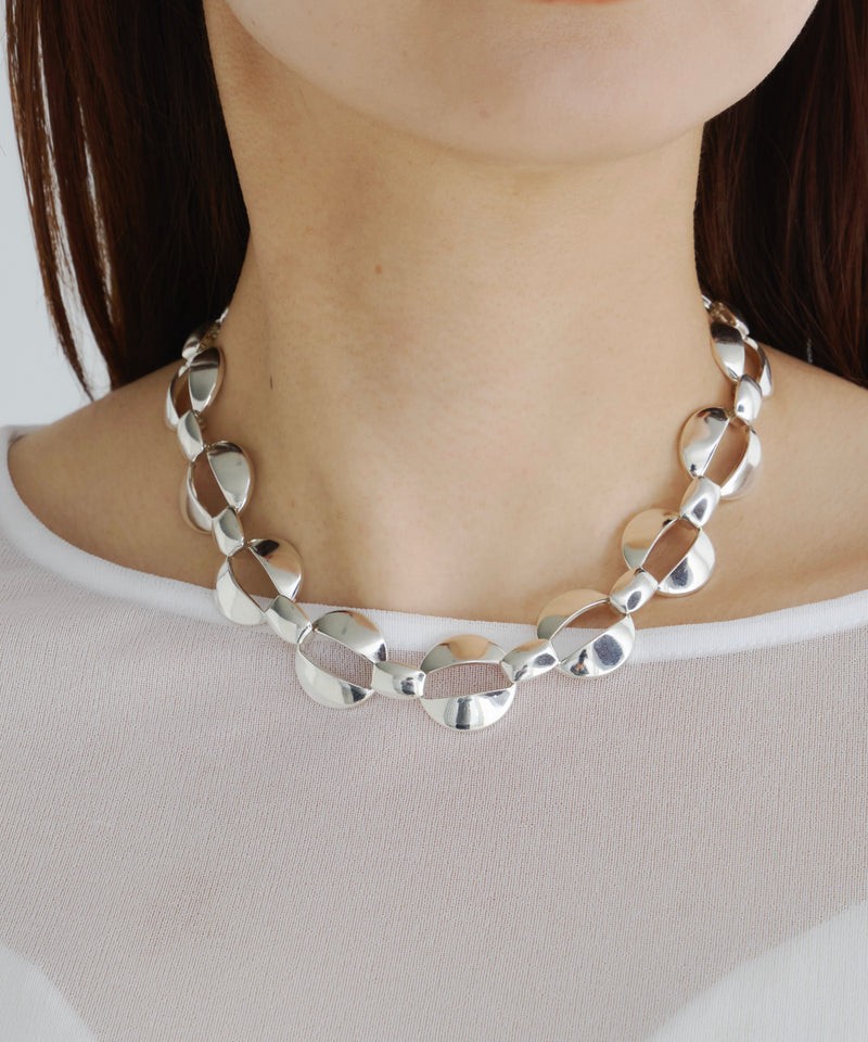 【予約】【loni】vintage circle chain choker