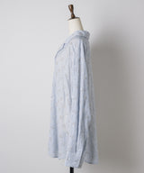 【予約開始待ち】楊柳ストライプビーズ刺繍シャツ