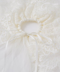 【予約開始待ち】モチーフレース×チュールBIGシュシュ