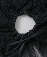 【予約開始待ち】モチーフレース×チュールBIGシュシュ