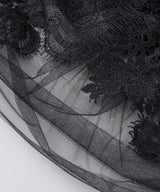 【予約開始待ち】モチーフレース×チュールBIGシュシュ