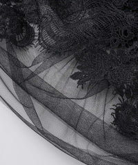 【予約開始待ち】モチーフレース×チュールBIGシュシュ