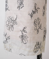 【予約】【room153】エンブロイダリーフラワーリラックスパンツ