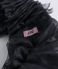 【一部カラー予約】【J1U by LA ABELLE ETUDE】ギャザーフリルチュールドロストBAG