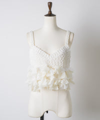 【予約10%OFF】【J1U by LA BELLE ETUDE】メニーリボンニットビスチェⅡ