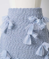 【予約10%OFF】【J1U by LA BELLE ETUDE】メニーリボンニットIラインスカートⅡ