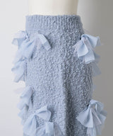 【予約10%OFF】【J1U by LA BELLE ETUDE】メニーリボンニットIラインスカートⅡ