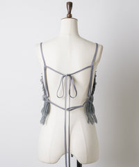 【予約10%OFF】【J1U by LA BELLE ETUDE】ビジュ×レースビスチェ