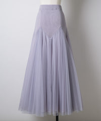 【予約開始待ち】2WAYリブスーパーボリュームチュールスカート