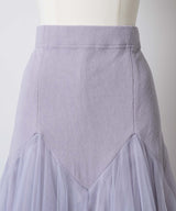 【予約開始待ち】2WAYリブスーパーボリュームチュールスカート