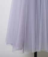 【予約開始待ち】2WAYリブスーパーボリュームチュールスカート
