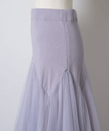 【予約開始待ち】2WAYリブスーパーボリュームチュールスカート