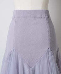 【予約開始待ち】2WAYリブスーパーボリュームチュールスカート