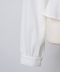 【GIUNON】round collar frill shirt / ラウンドカラーフリルシャツ
