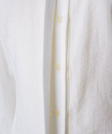 【GIUNON】round collar frill shirt / ラウンドカラーフリルシャツ