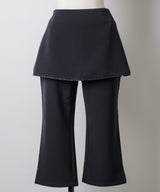 【GIUNON】layerd frill capri pants / レイヤードフリルカプリパンツ