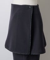 【GIUNON】layerd frill capri pants / レイヤードフリルカプリパンツ