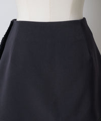 【GIUNON】layerd frill capri pants / レイヤードフリルカプリパンツ