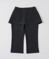 【GIUNON】layerd frill capri pants / レイヤードフリルカプリパンツ