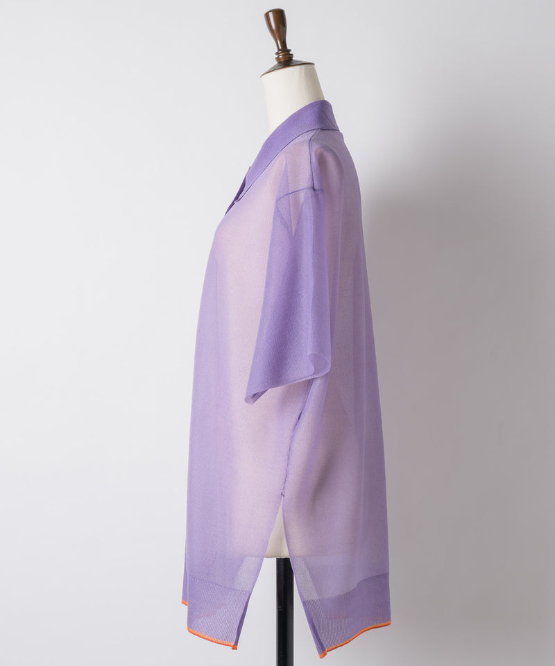 【予約10%OFF】シアーポロシャツ