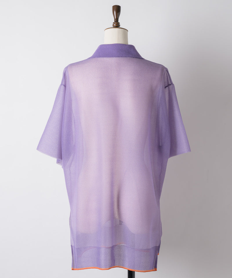 【予約10%OFF】シアーポロシャツ