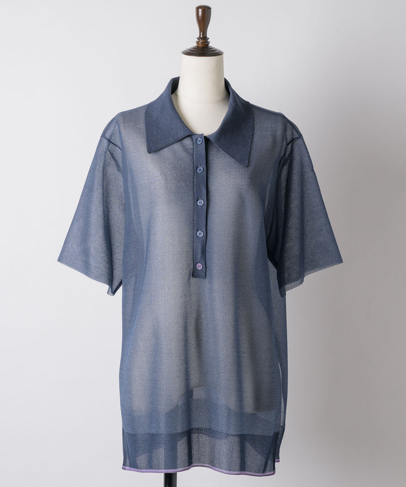 【予約10%OFF】シアーポロシャツ