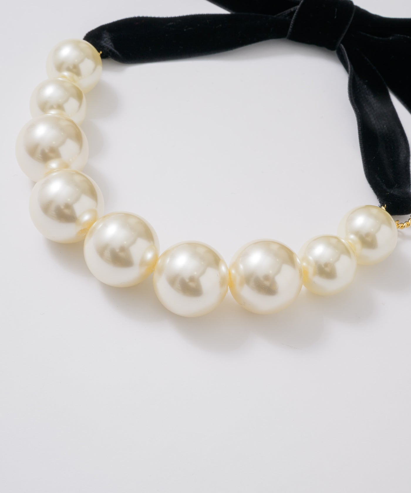 LA BELLE ETUDE ロングパールネックレス LA BELLE ETUDE（ラベルエチュード）の「BIGパール×ビジュ