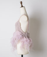 【予約】【TEN by LA BELLE ETUDE】Lily manyモチーフニットビスチェ
