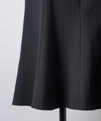 【GIUNON】midi pocket stripe skirt / ミディポケットストライプスカート