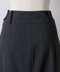【GIUNON】midi pocket stripe skirt / ミディポケットストライプスカート