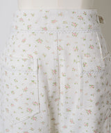 【GIUNON】side belt flower pants / サイドベルトフラワーパンツ