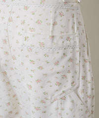 【GIUNON】side belt flower pants / サイドベルトフラワーパンツ