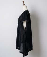 【予約開始待ち】2wayシアーベロアアシンメトリーTOPS