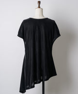 【予約開始待ち】2wayシアーベロアアシンメトリーTOPS
