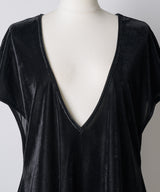 【予約開始待ち】2wayシアーベロアアシンメトリーTOPS